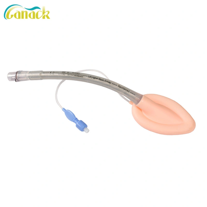 Ce ISO Approval Medical Disposable Reinforced Silicone Laryngeal Mask Airway