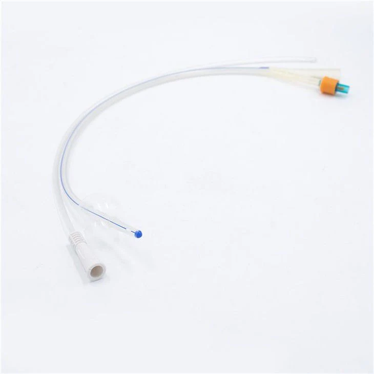 CE & ISO Approved Silicone Foley Catheters 2 Way or 3 Way 6fr to 24fr Urinary Catheter