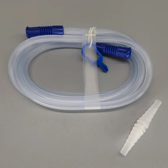 Tubo di collegamento per aspirazione in PVC medico senza lattice da 180 cm