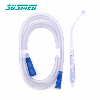 Tubo di collegamento per aspirazione monouso in PVC sterile medico 1,8 m 2,5 m 6 m