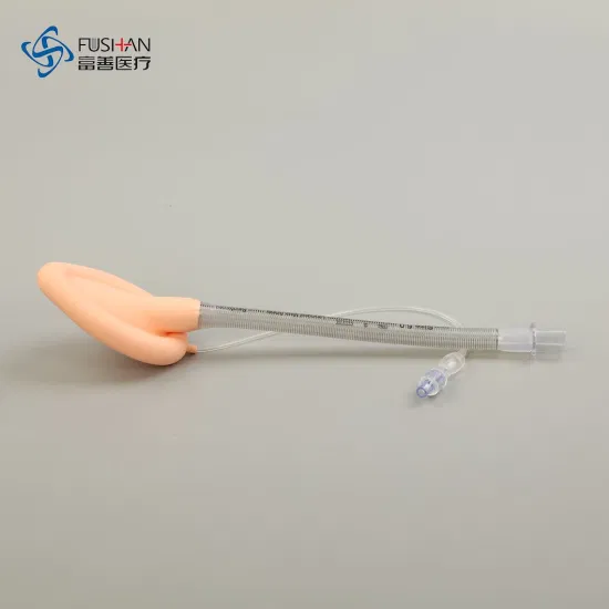 Fushan 2022 Maschera laringea gonfiabile chirurgica per anestesia rinforzata in PVC riutilizzabile monouso di alta qualità Standard di alta qualità Dimensioni delle vie aeree